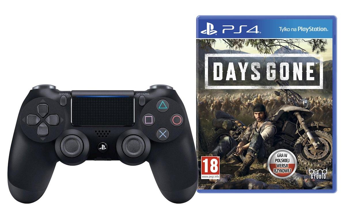 Pad Sony DualShock 4 v2 (czarny) + Days Gone