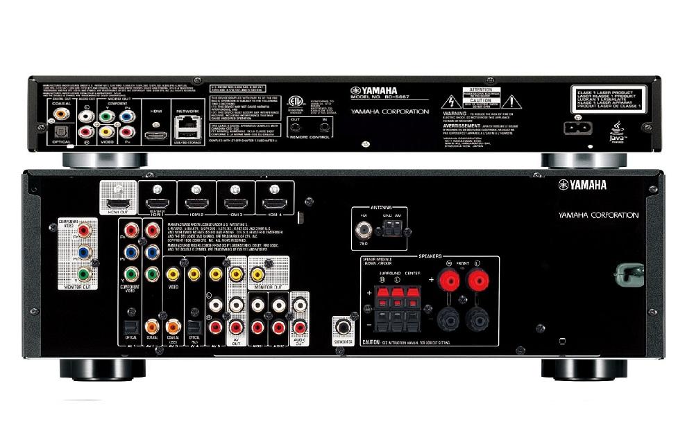 Zestaw kina Yamaha BD-S667B, RX-V367B, Prism Audio Onyx 100 (czarny)
