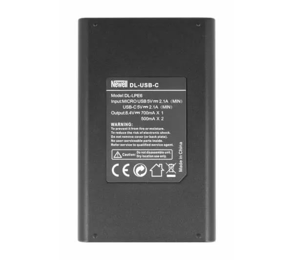 Newell dwukanałowa DL-USB-C do akumulatorów LP-E6