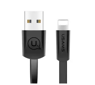 Kabel USAMS płaski U2 Lightning US-SJ199 Czarny