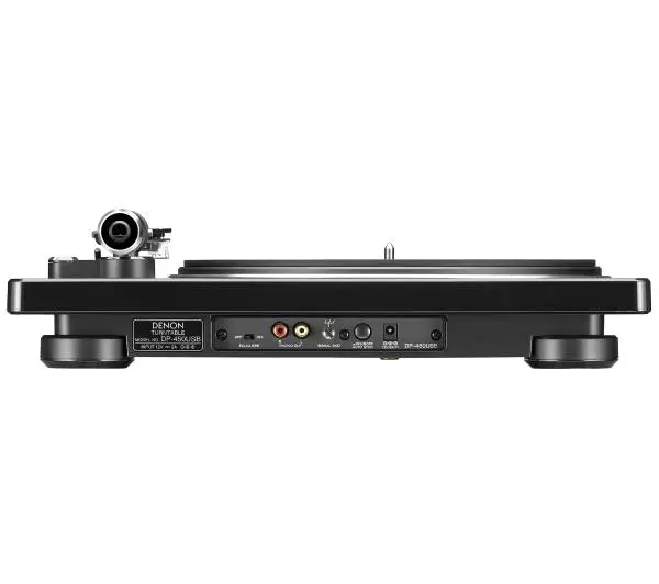 Denon DP-450USB Manualny Napęd paskowy Przedwzmacniacz Czarny - ⚡ EURO HIT CENOWY! ⚡ - Kup na Raty - RRSO 0%