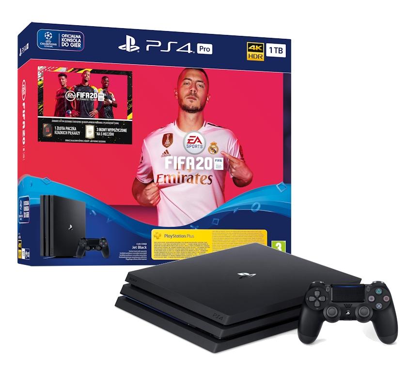 Konsola Pro Sony PlayStation 4 Pro 1TB + FIFA 20