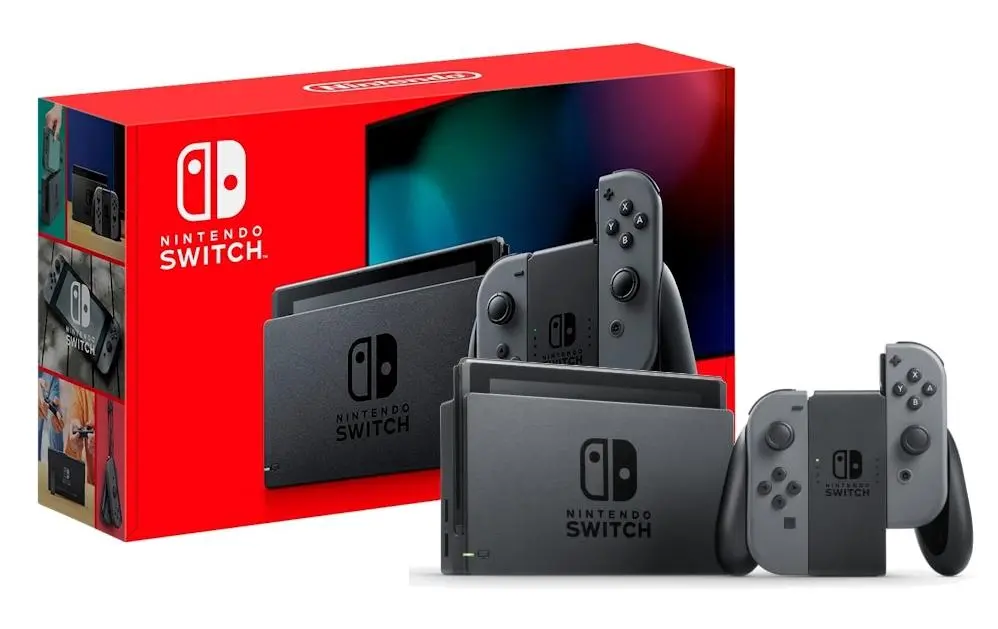 Konsola Nintendo Switch Joy-Con v2 Szary Nowy Model 2019 NSH006