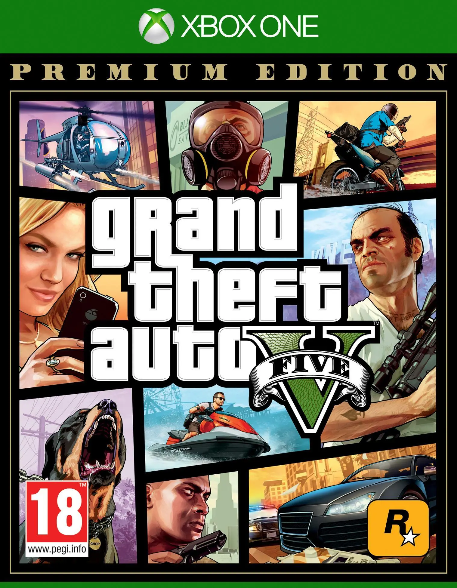 Grand Theft Auto V Edycja Premium Gra na Xbox One (Kompatybilna z Xbox Series X)