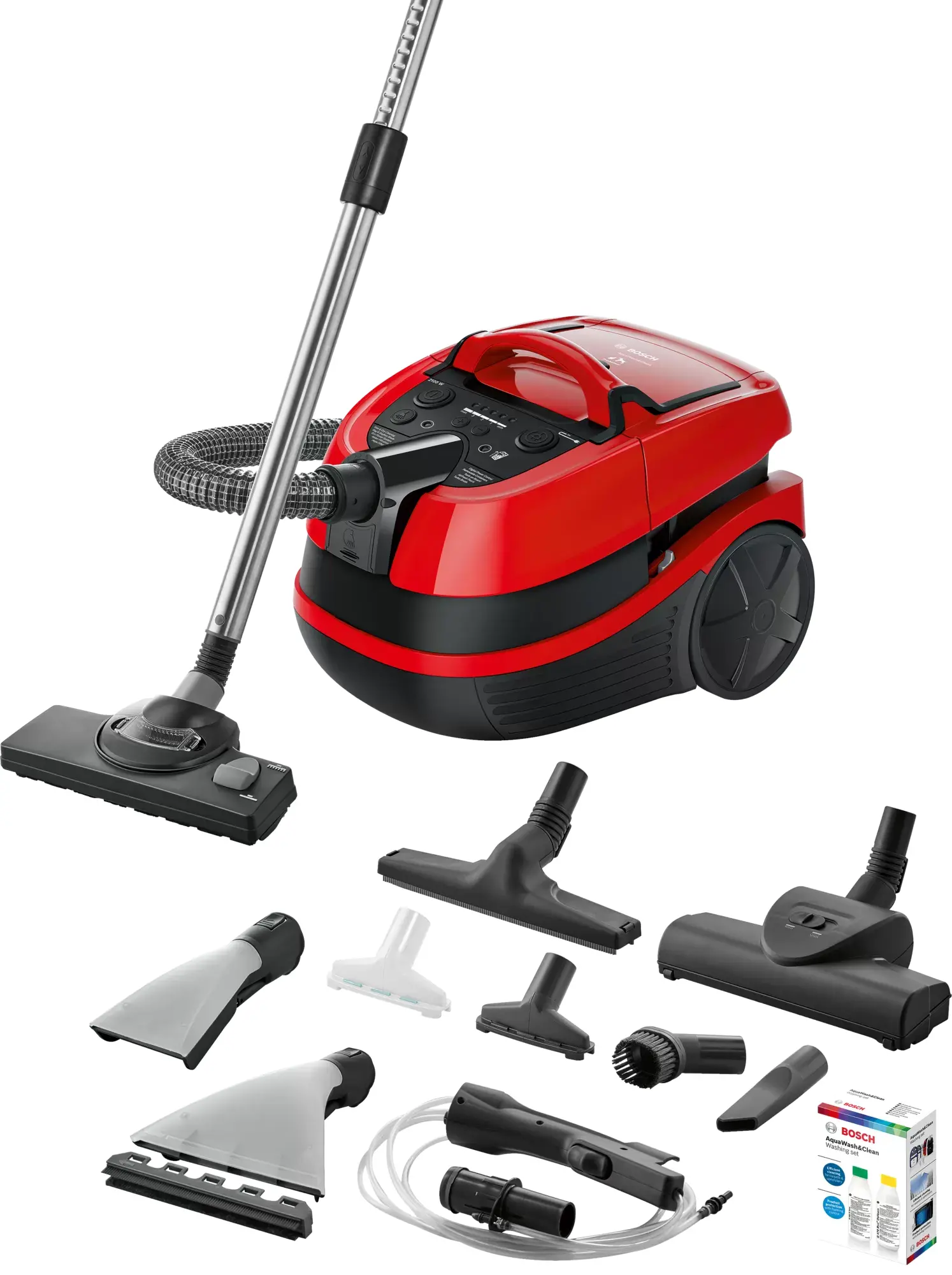 Odkurzacz Bosch AquaWash&Clean BWD421PET   2100W Turboszczotka Ssawka do prania dywanów