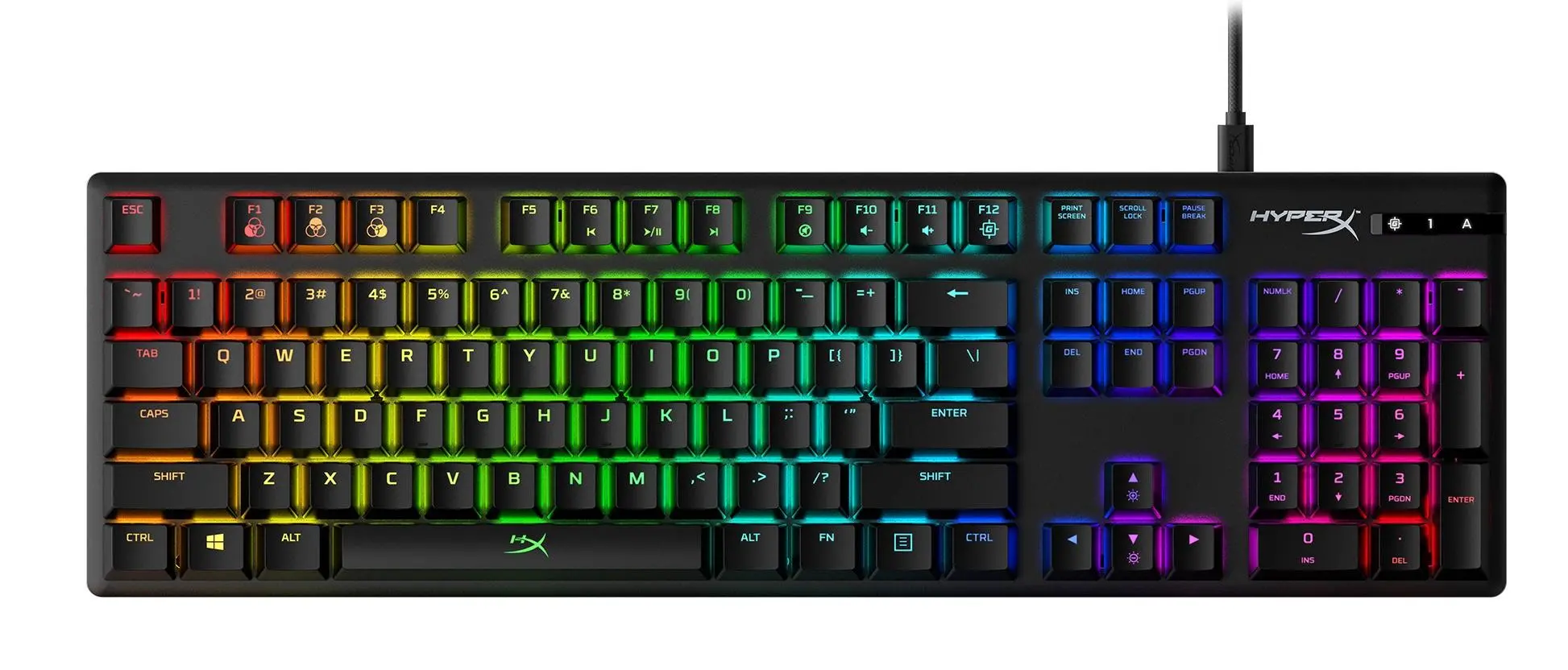 Klawiatura mechaniczna HyperX Alloy Origins Red Switch Czarny