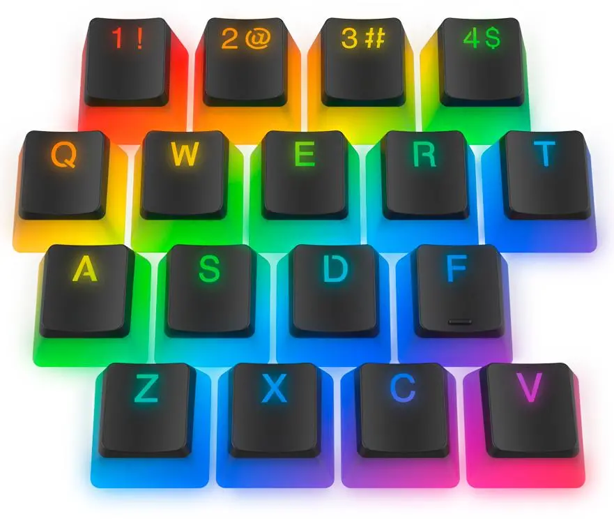 Klawisze SPC Gear KC104 Pudding DBL Shot PBT