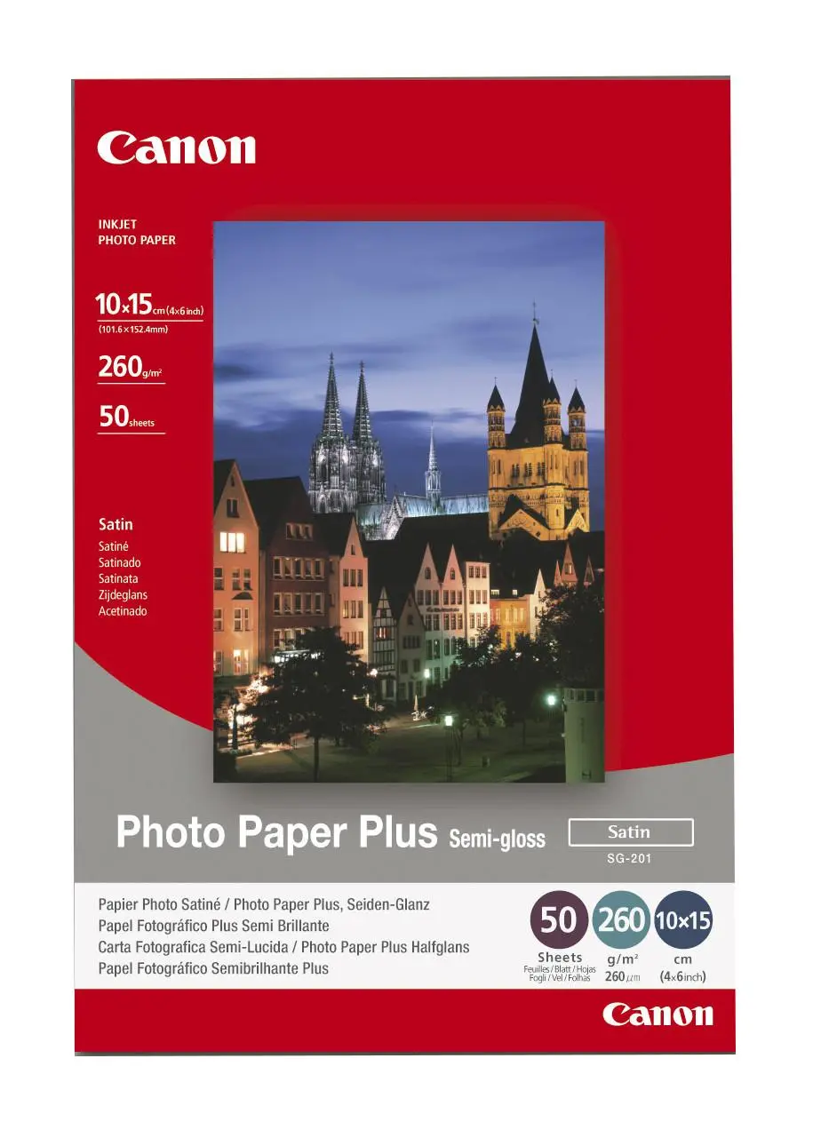 Papier fotograficzny Canon SG-201 4x6" 50 Arkuszy