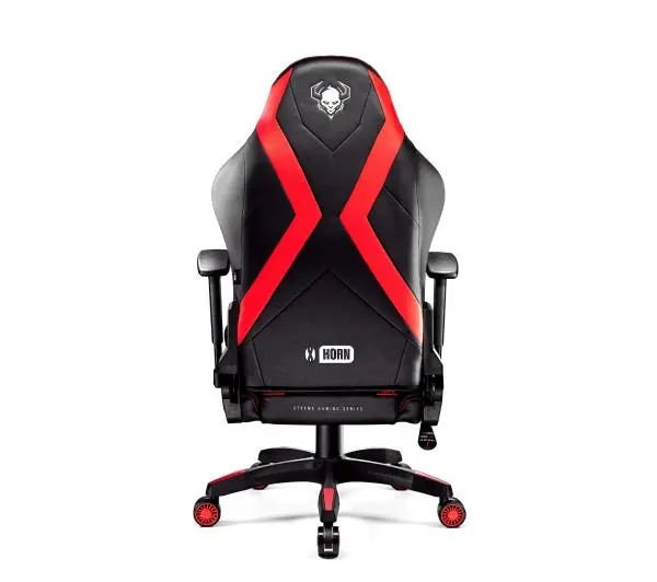 Diablo Chairs X-Horn 2.0 Normal Size Gamingowy do 160kg Skóra ECO Czarno-czerwony - Kup na Raty - RRSO 0%