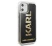 Etui Karl Lagerfeld Liquid Glitter Karl Logo  KLHCN61KAGBK do iPhone 11 (czarny)