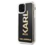 Etui Karl Lagerfeld Liquid Glitter Karl Logo  KLHCN58KAGBK do iPhone 11 Pro
