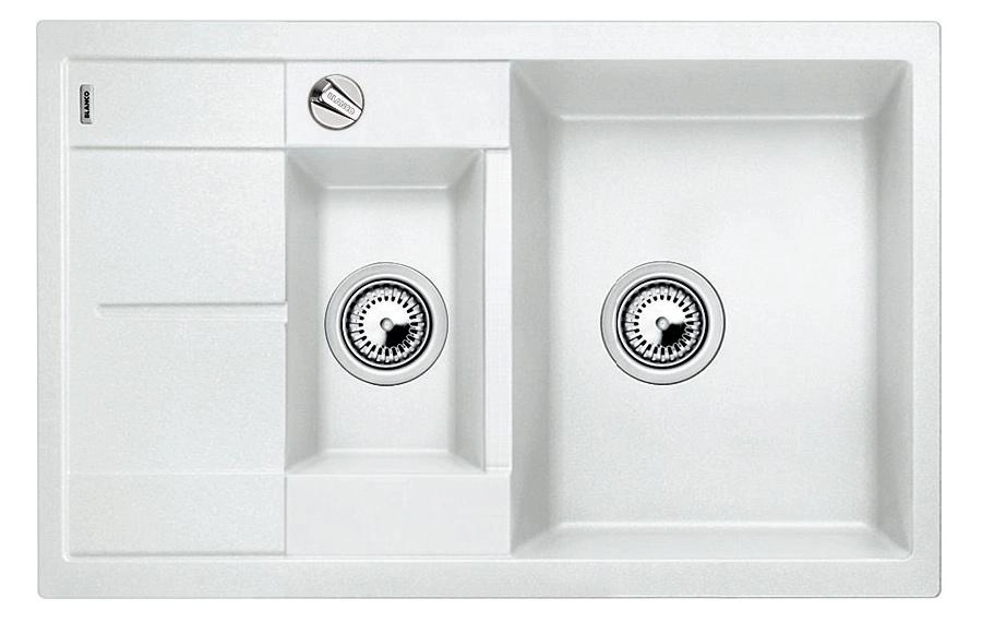 Zlewozmywak Blanco METRA 6 S Compact 513468 Granitowy Biały