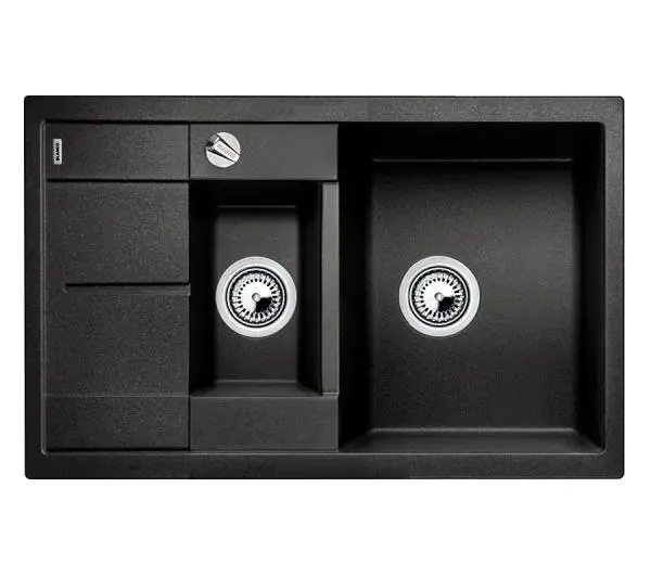 Zlewozmywaki kuchenne - Blanco METRA 6 S Compact 513473 Granitowy Antracyt