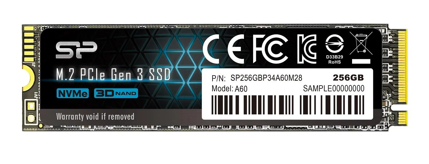 Dysk SSD Silicon Power P34A60 256GB M.2 2280