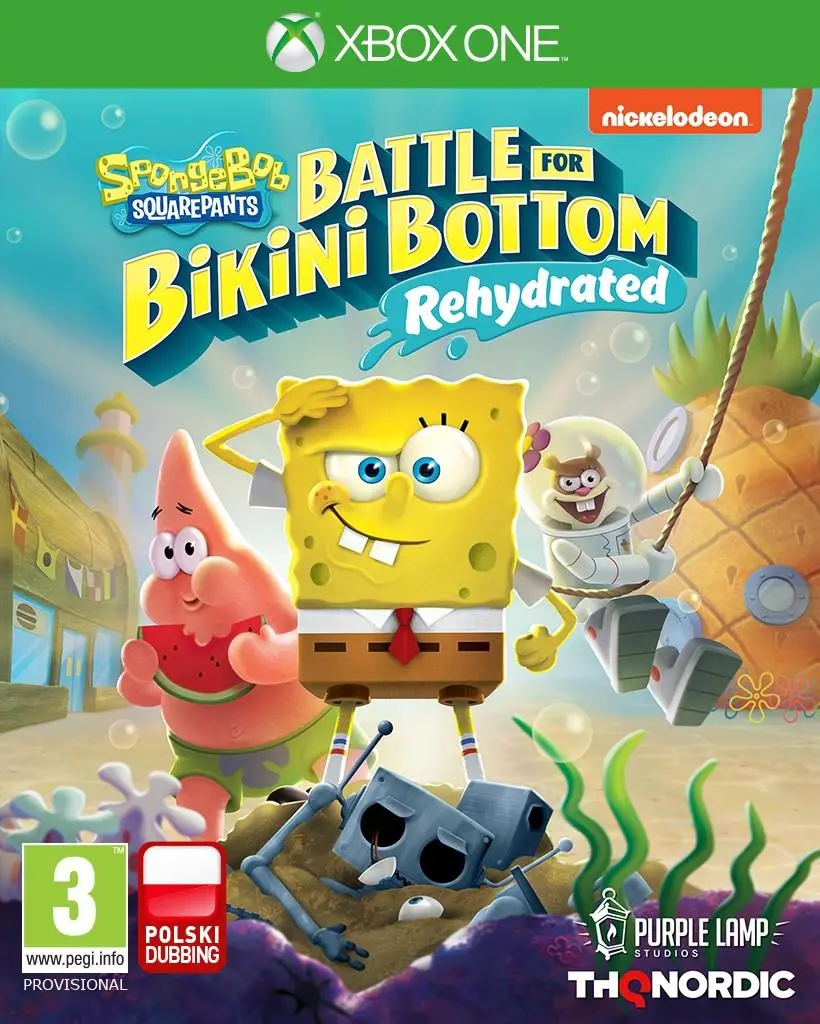 Spongebob SquarePants: Battle for Bikini Bottom Rehydrated Gra na Xbox One (Kompatybilna z Xbox Series X)