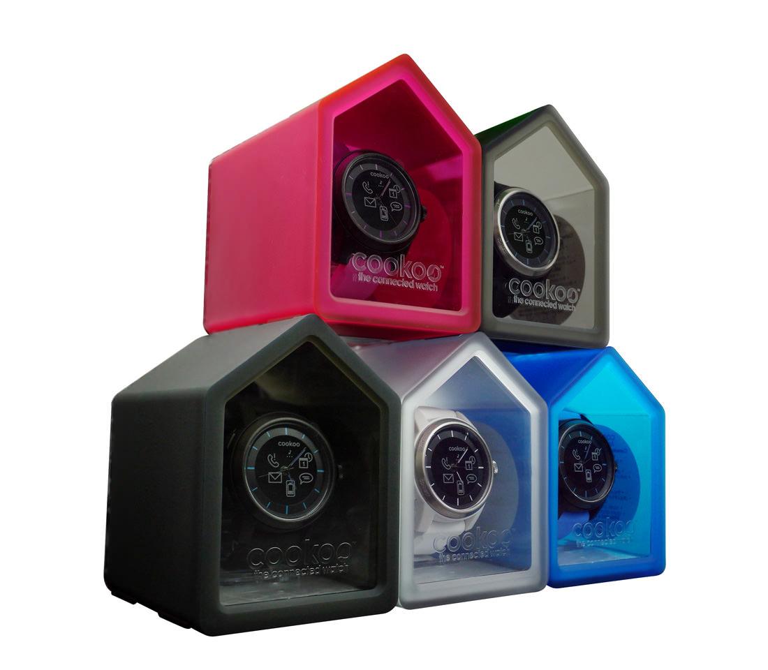 Cookoo Watch (czarno-srebrny)
