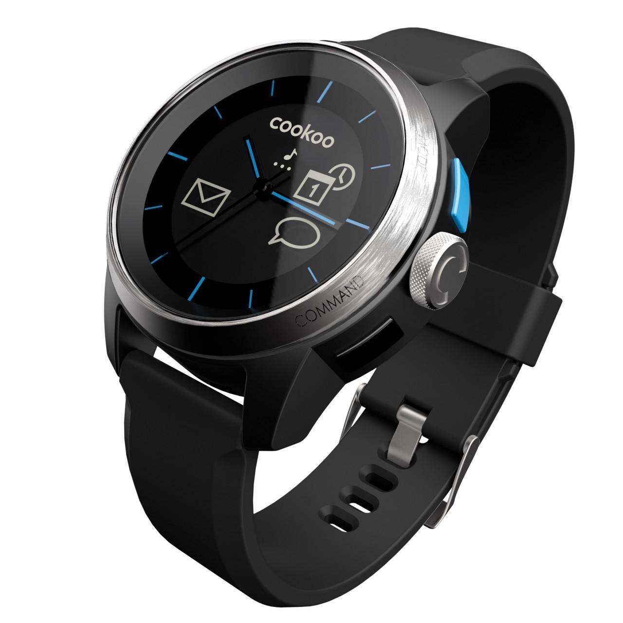 Cookoo Watch (czarno-srebrny)