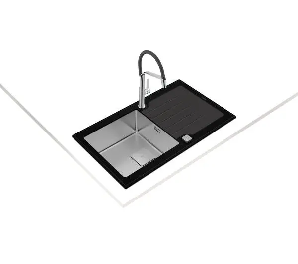 Teka DIAMOND RS15 1B 1D 86 Stalowy Czarny - DRUGI -30%, ALBO 5-TY ZA 1ZŁ - Kup na Raty - RRSO 0%