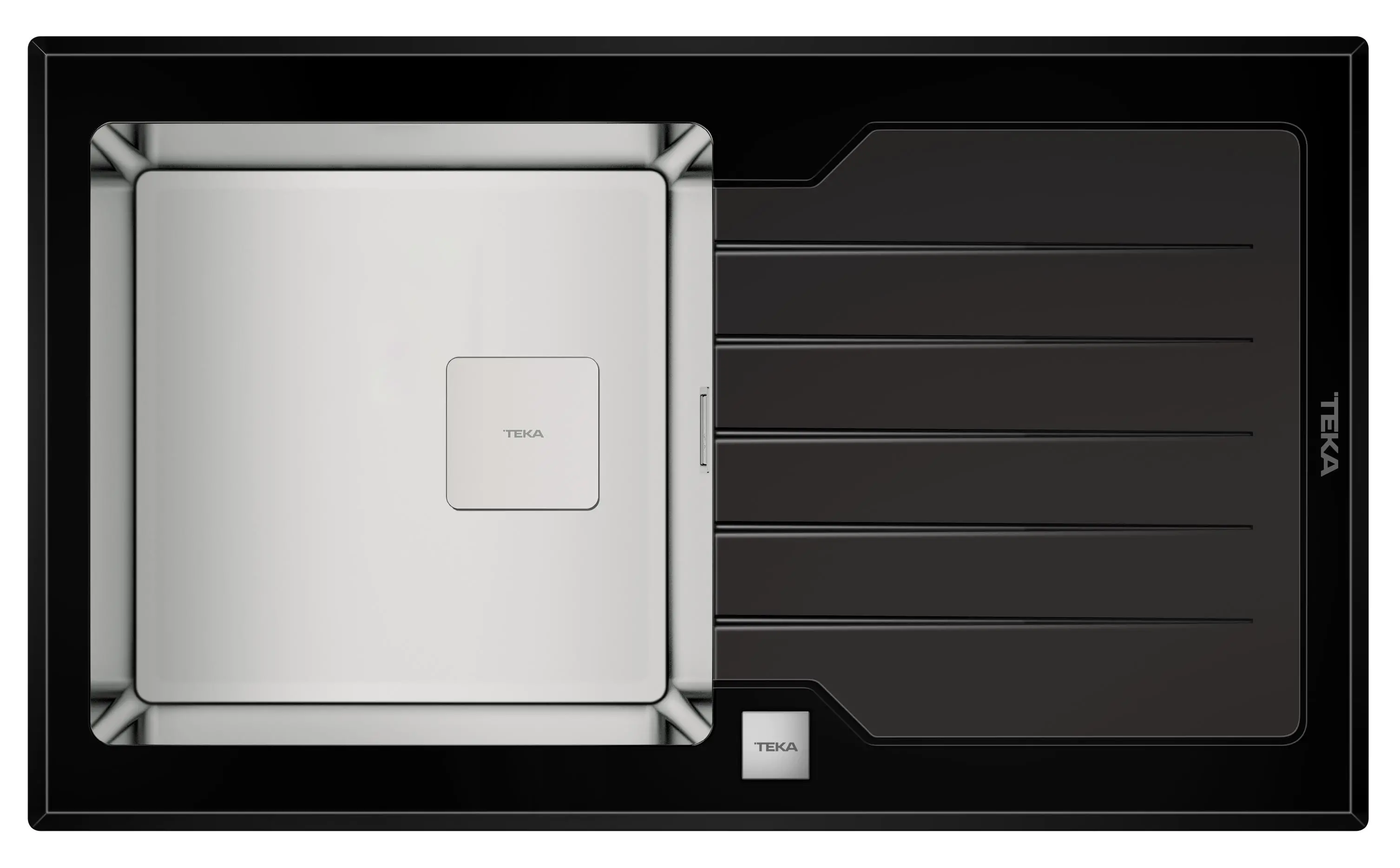 Zlewozmywak Teka DIAMOND RS15 1B 1D 86 Stalowy Czarny