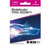 Antywirus BitDefender Total Security 5D/1 Rok Kod aktywacyjny