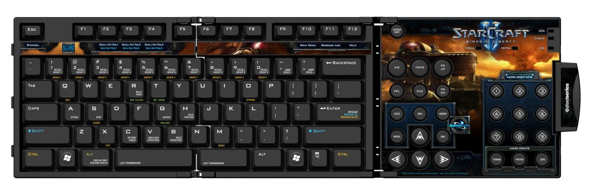 Klawiatura SteelSeries Zboard Starcraft II Edition