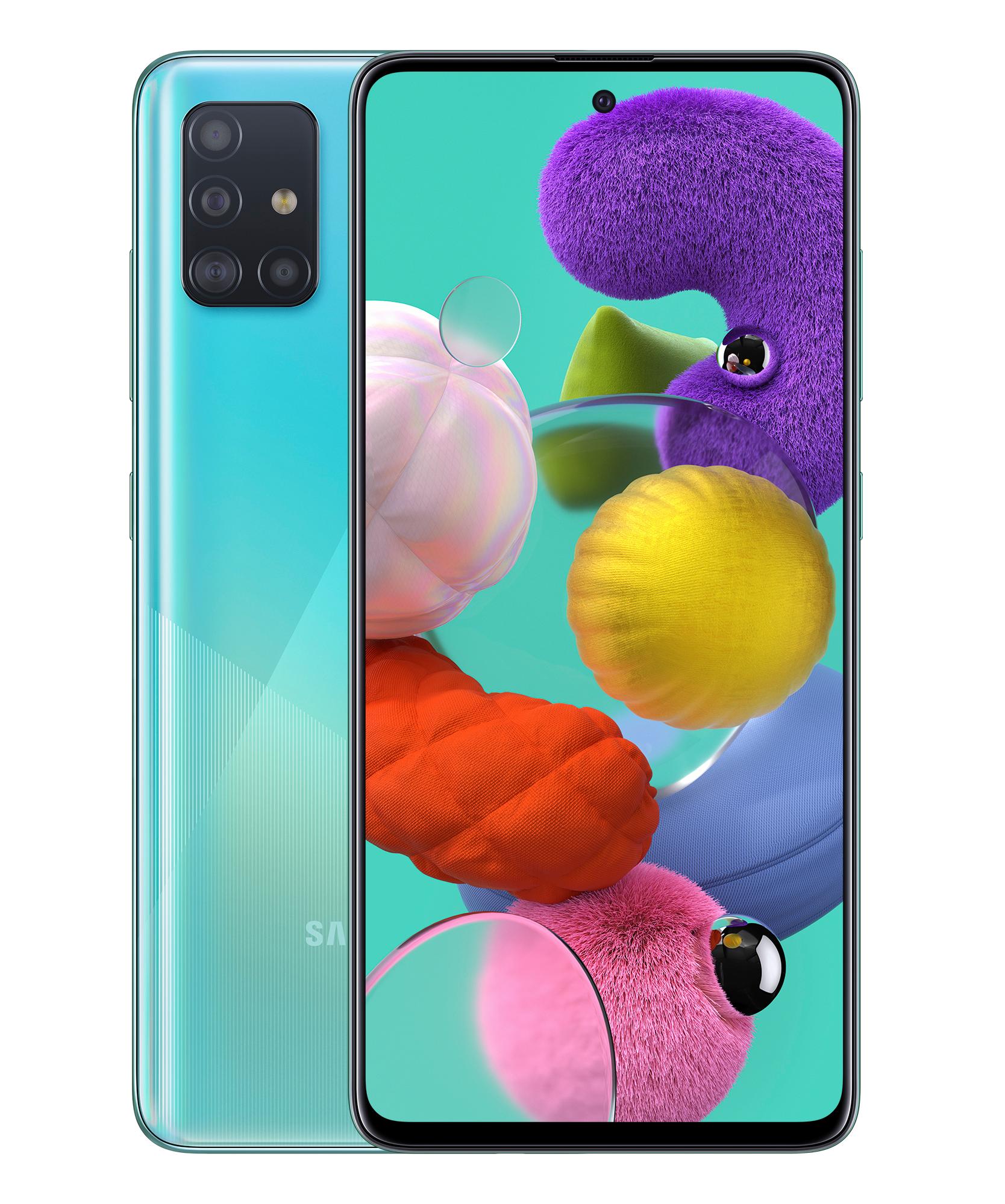 Smartfon Samsung Galaxy A51 (niebieski)
