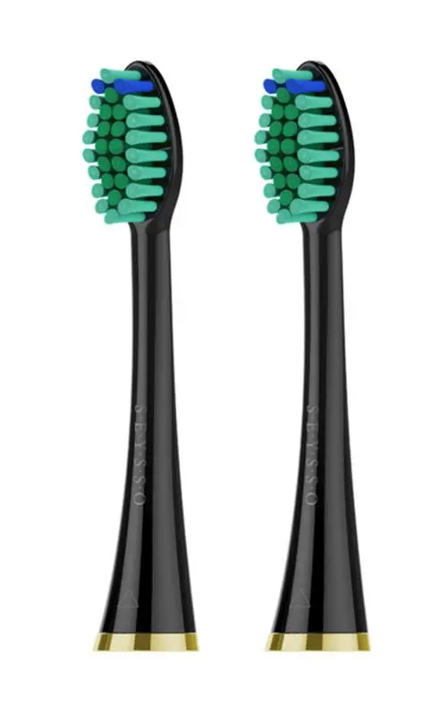 Końcówka do szczoteczki SEYSSO Gold Black Anti-plaque SE0301B 2szt.