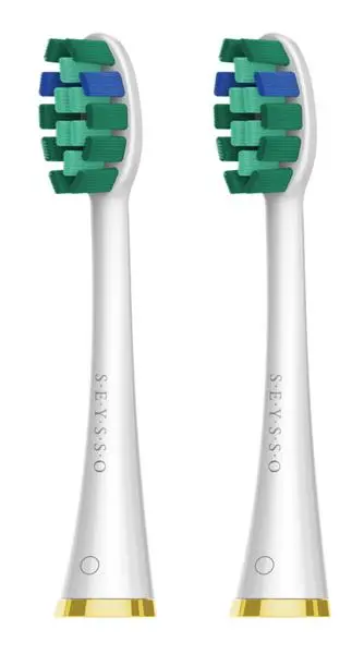 Końcówka do szczoteczki SEYSSO Gold White WhiteningSE0302W 2szt.