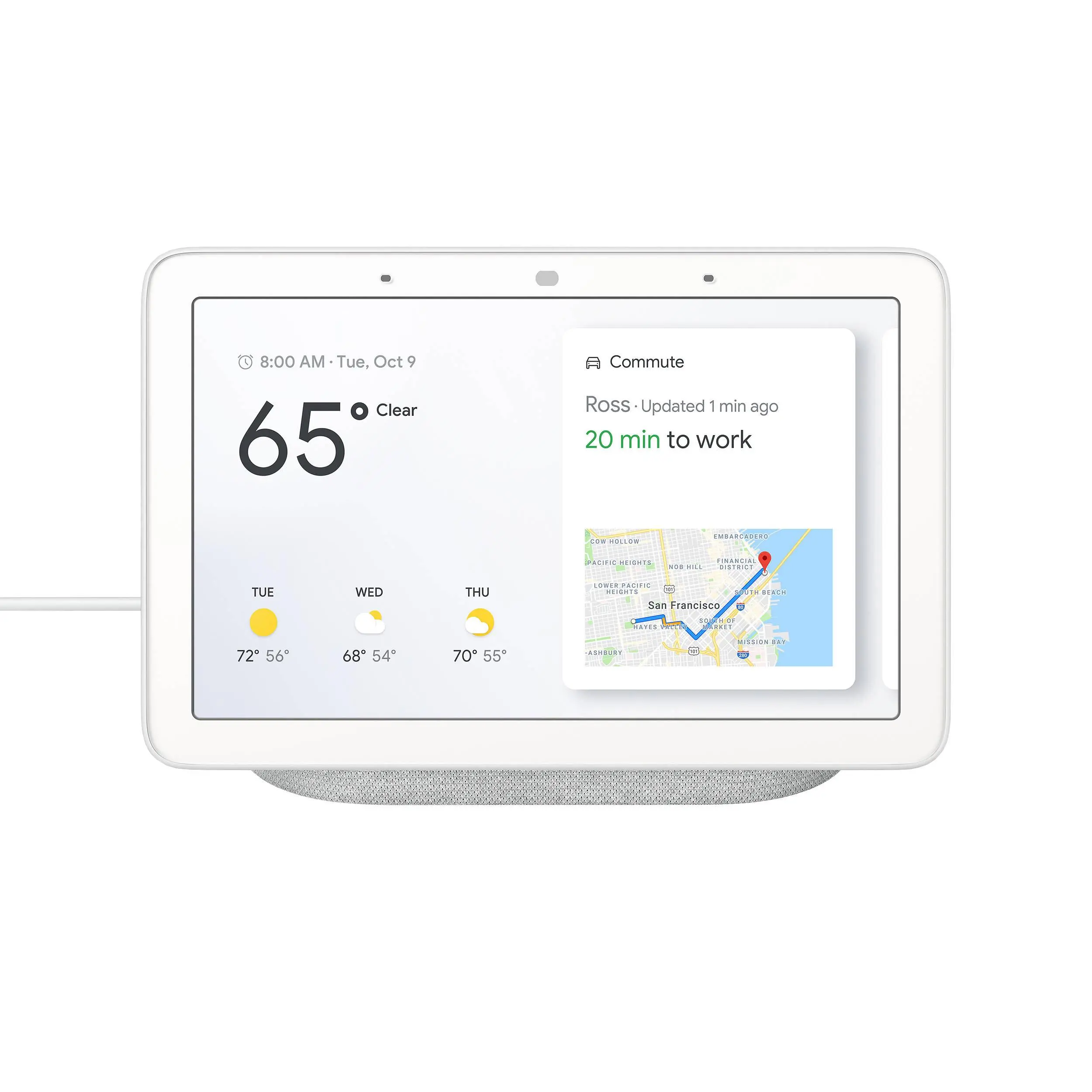 Głośnik Google Home Hub Chalk