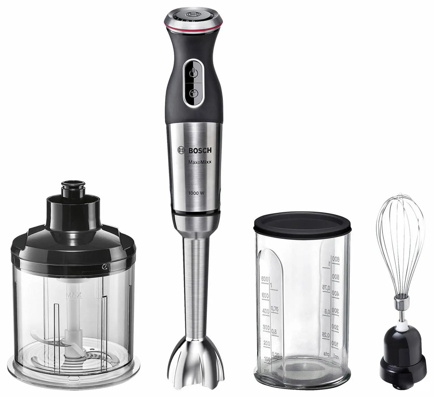 Blender Bosch MaxoMixx MS8CM6160 1000W Rozdrabniacz Końcówka do ubijania