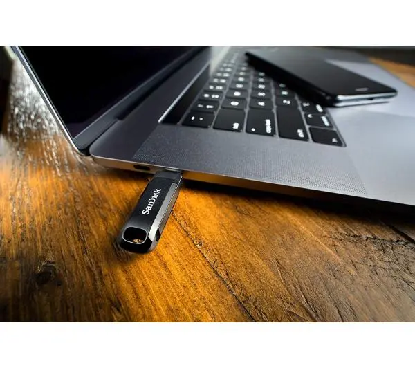 SANDISK Ultra Dual Drive Go 64GB USB 3.2 Typ C / USB 3.2 Czarny