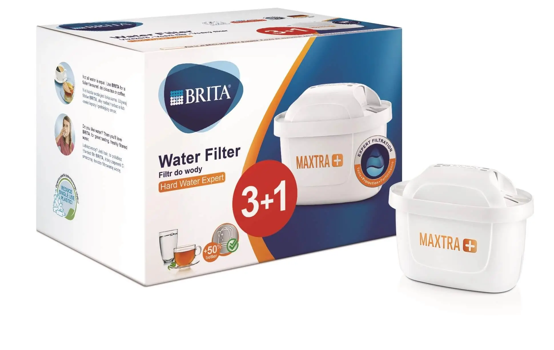 Wkład filtrujący Brita Hard Water Expert 4szt.