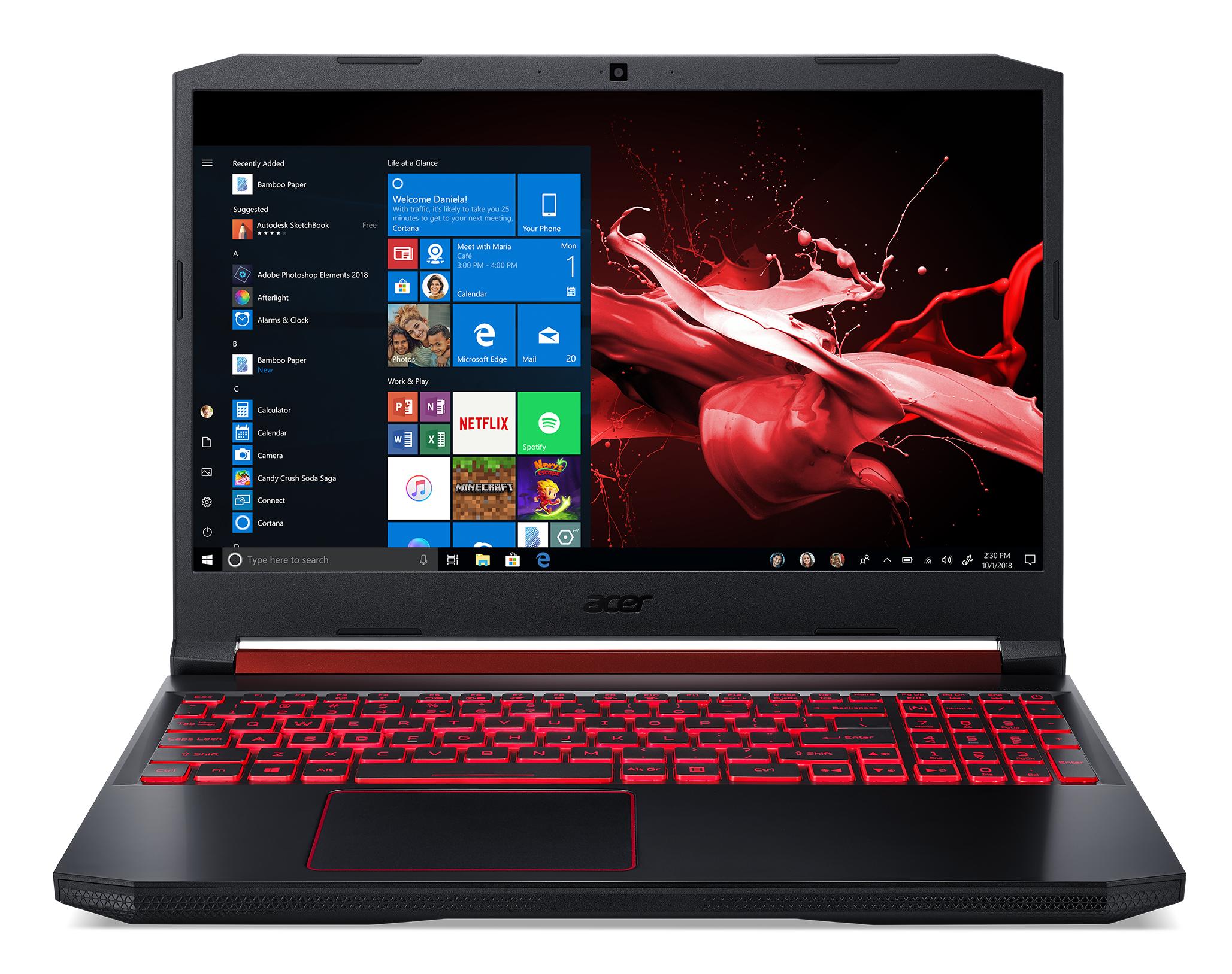 Laptop gamingowy Acer Nitro 5 15,6" i5-9300H 8GB RAM 512GB Dysk SSD GTX1650 Win10