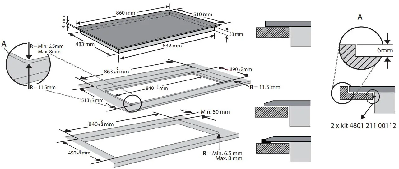 фото Індукційна варильна поверхня Whirlpool SMP 9010C/NE/IXL