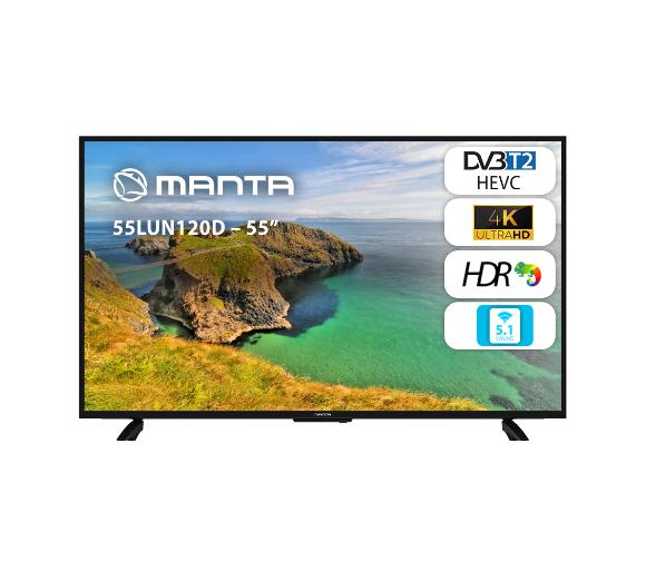 telewizor LED Manta 55LUN120D DVB-T2/HEVC