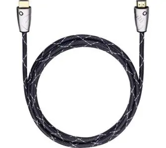 Kabel HDMI Oehlbach Easy Connect Steel 125 2,5m Czarny