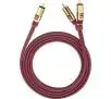 Kabel  audio Oehlbach 20565 Y-cinch subwoofer 5m Czerwony