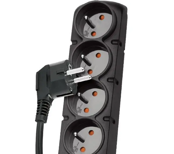 Acar F5 5 gniazd 3m Czarny