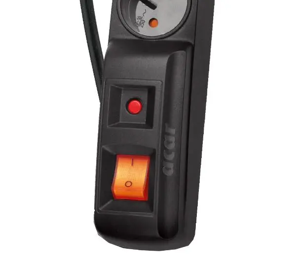 Acar F5 5 gniazd 3m Czarny