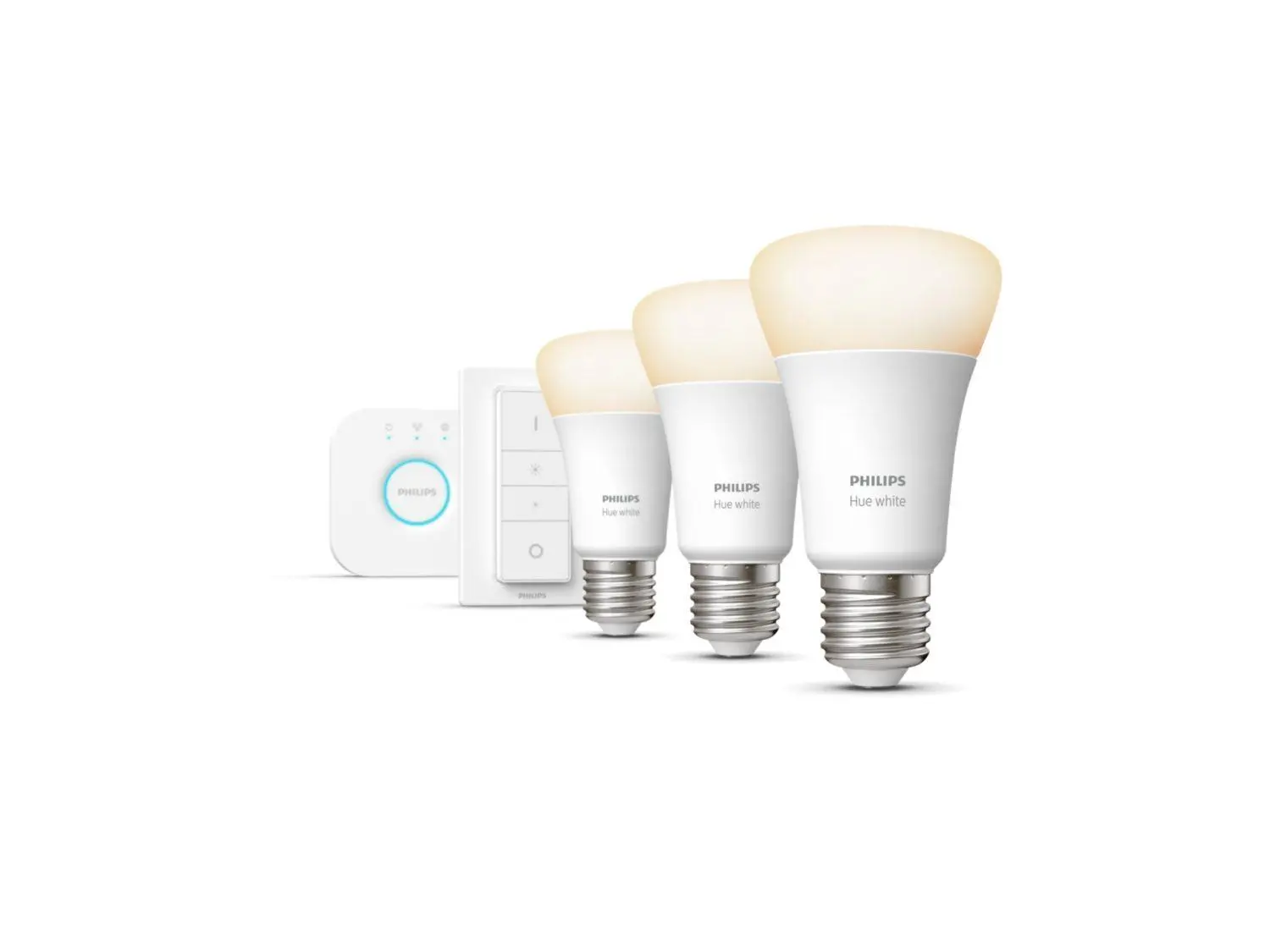Żarówka LED Philips Hue White E27 3 szt. Zestaw startowy