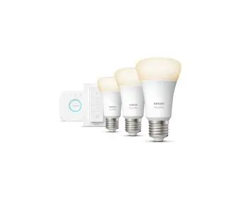 Żarówka LED Philips Hue White E27 3 szt. Zestaw startowy