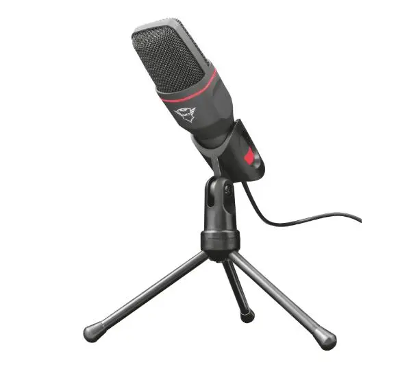 Trust GXT 212 Mico USB Microphone 23791 Przewodowy Pojemnościowy Czarny