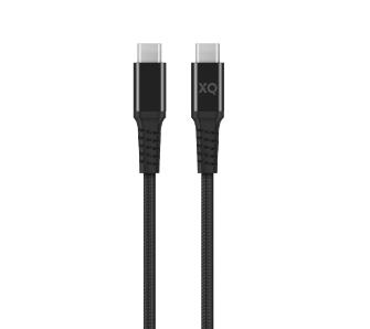 Kabel Xqisit Extra Strong USB C 3,1 do USB C 3,1 2m Czarny