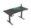 Biurko Ultradesk LEVEL V2 140cm Regulacja wysokości Czarno-zielony