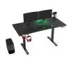 Biurko Ultradesk LEVEL V2 140cm Regulacja wysokości Czarno-zielony