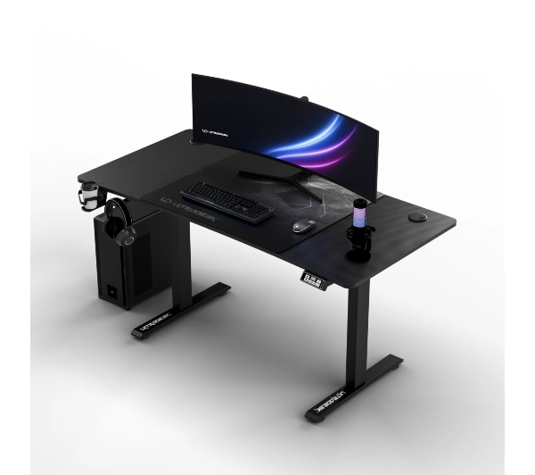 Ultradesk LEVEL V2 140cm Regulacja wysokości Czarny - Kup na Raty - RRSO 0%