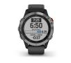 Smartwatch Garmin fenix 6 Solar 47mm GPS Czarno-srebrny