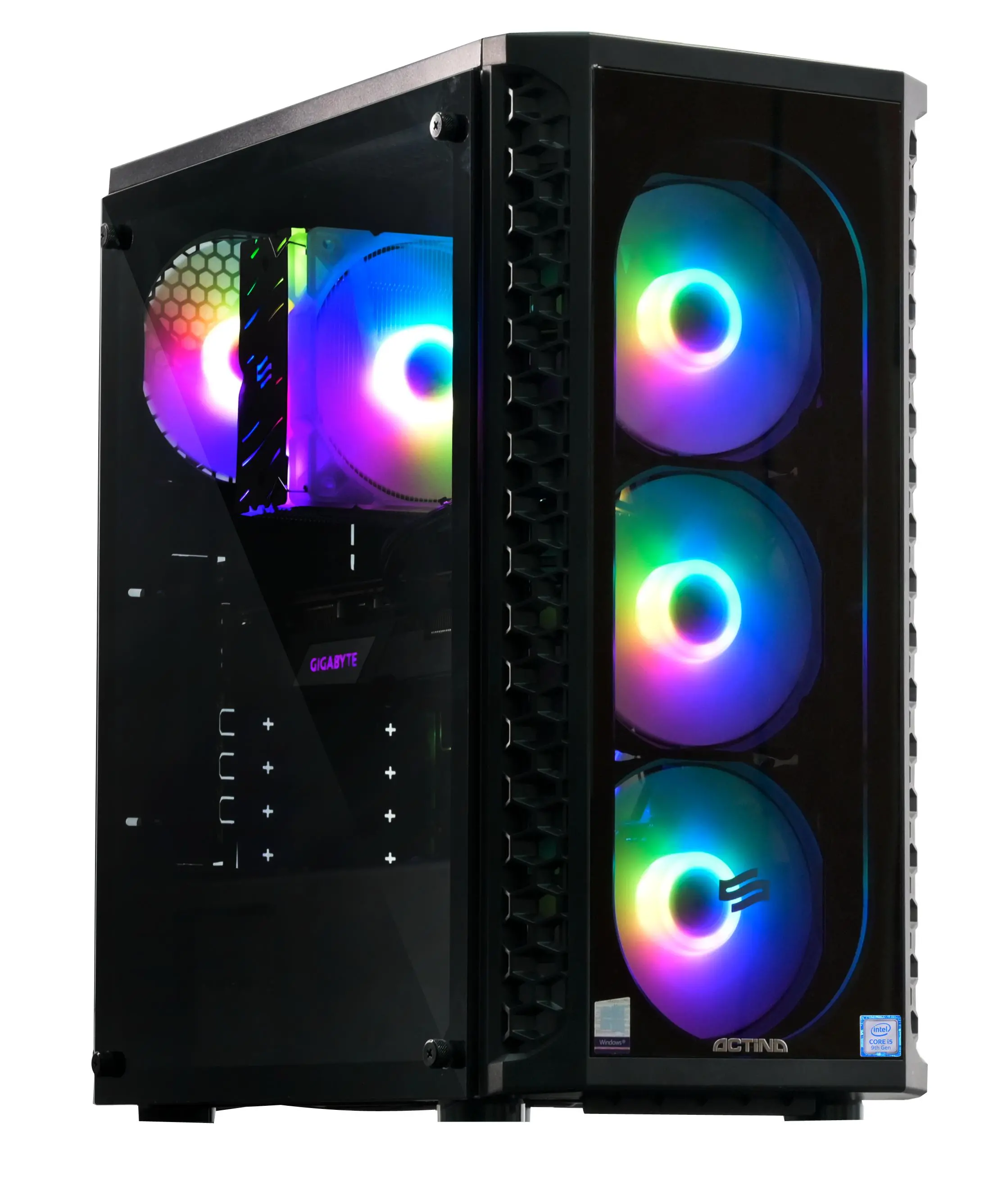 Komputer gamingowy Actina i5-9400F 16GB RAM 2TB + 512GB Dysk SSD GTX1660S Win10