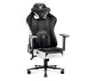 Fotel Diablo Chairs X-Player 2.0 King Size Gamingowy do 160kg Skóra ECO Tkanina Czarno-biały