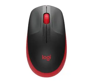 Logitech M190 Czarno-czerwony